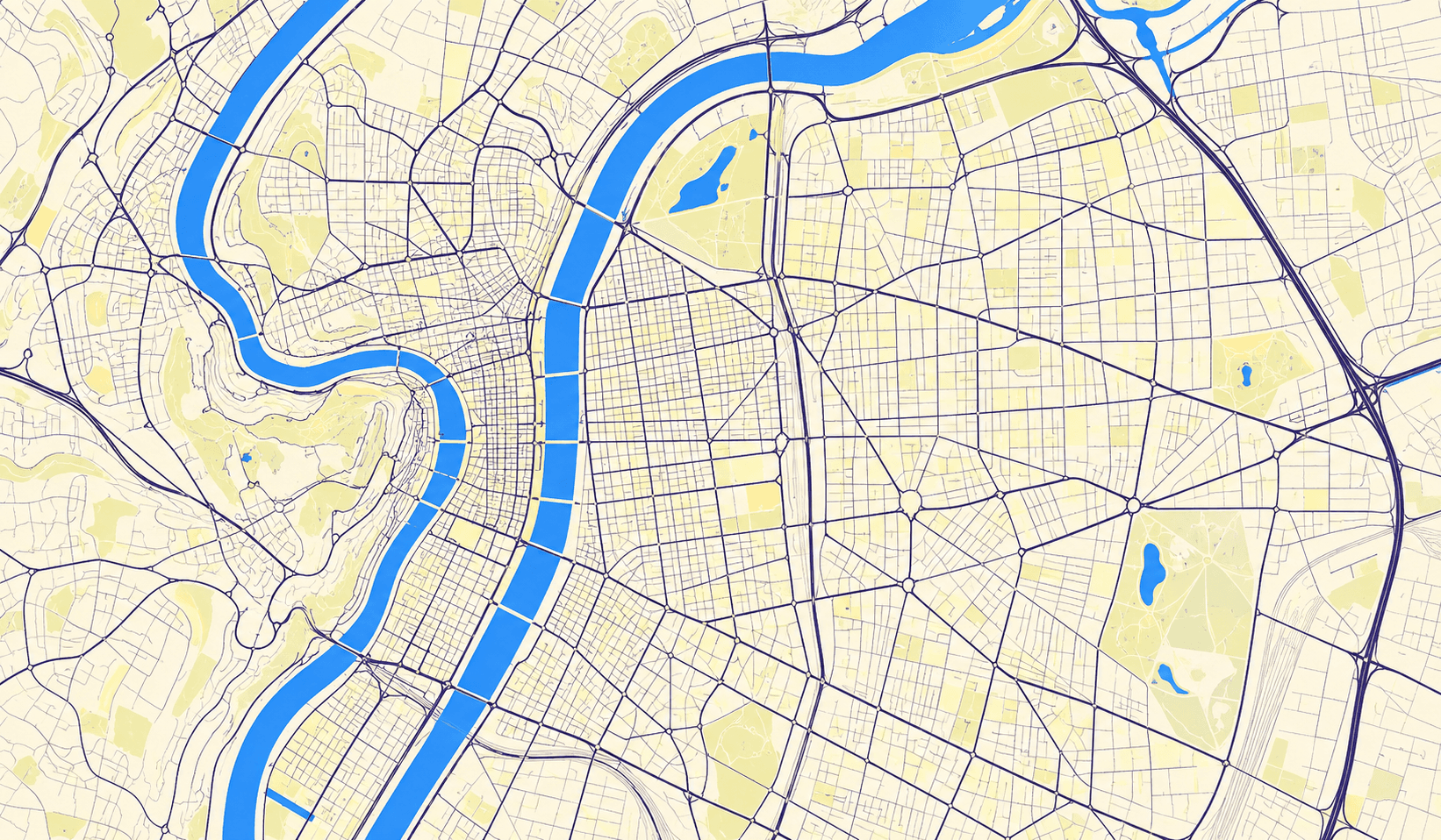 Zone desservie autour de Lyon